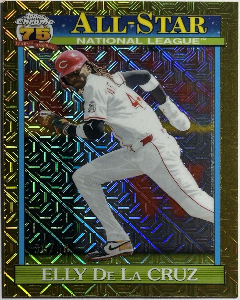 2026 Topps Series 2 1991 Chrome All-Star Elly De La Cruz #91ASC-19 card