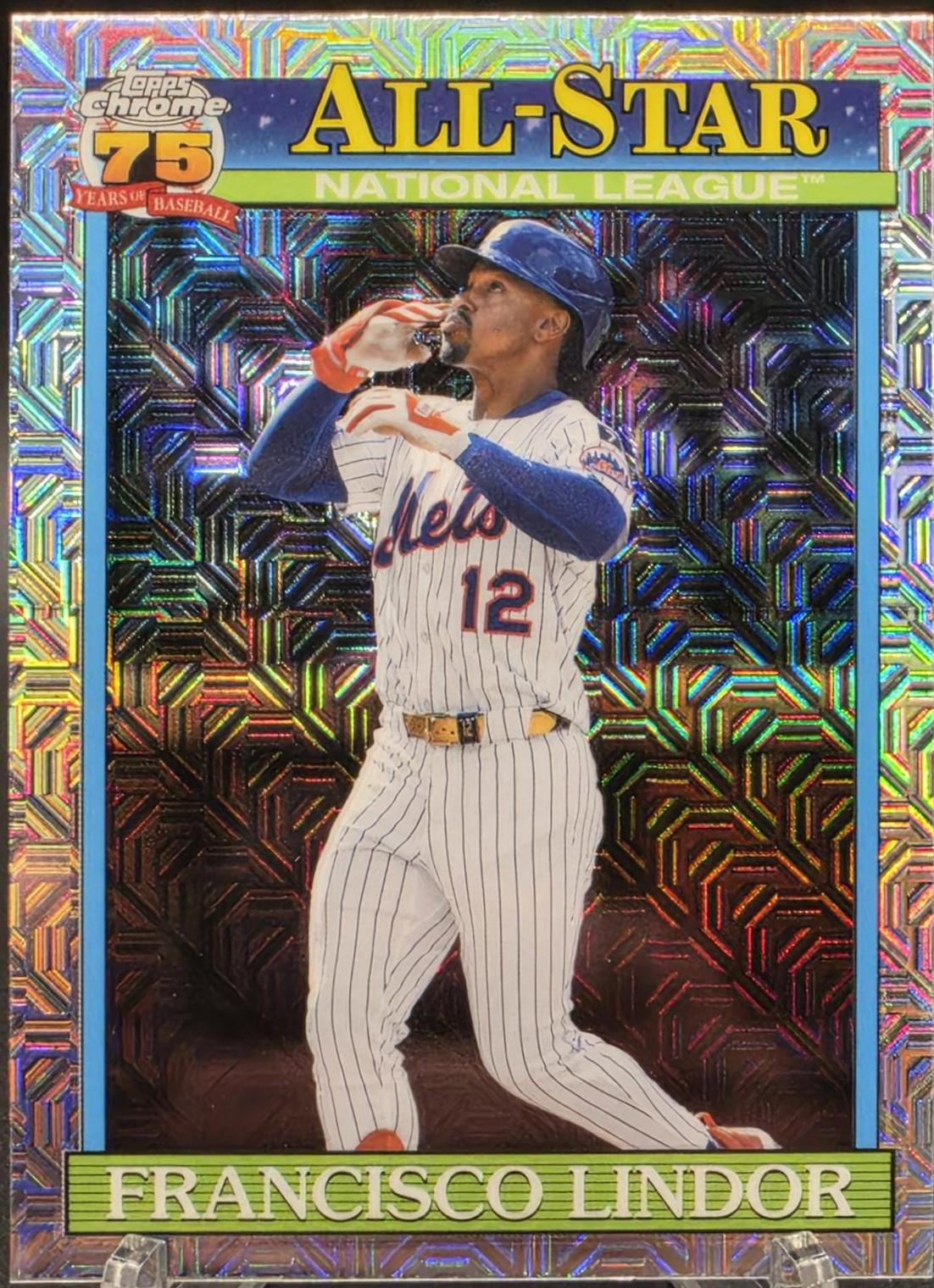 2026 Topps Series 2 1991 Chrome All-Star Francisco Lindor #91ASC-10 card