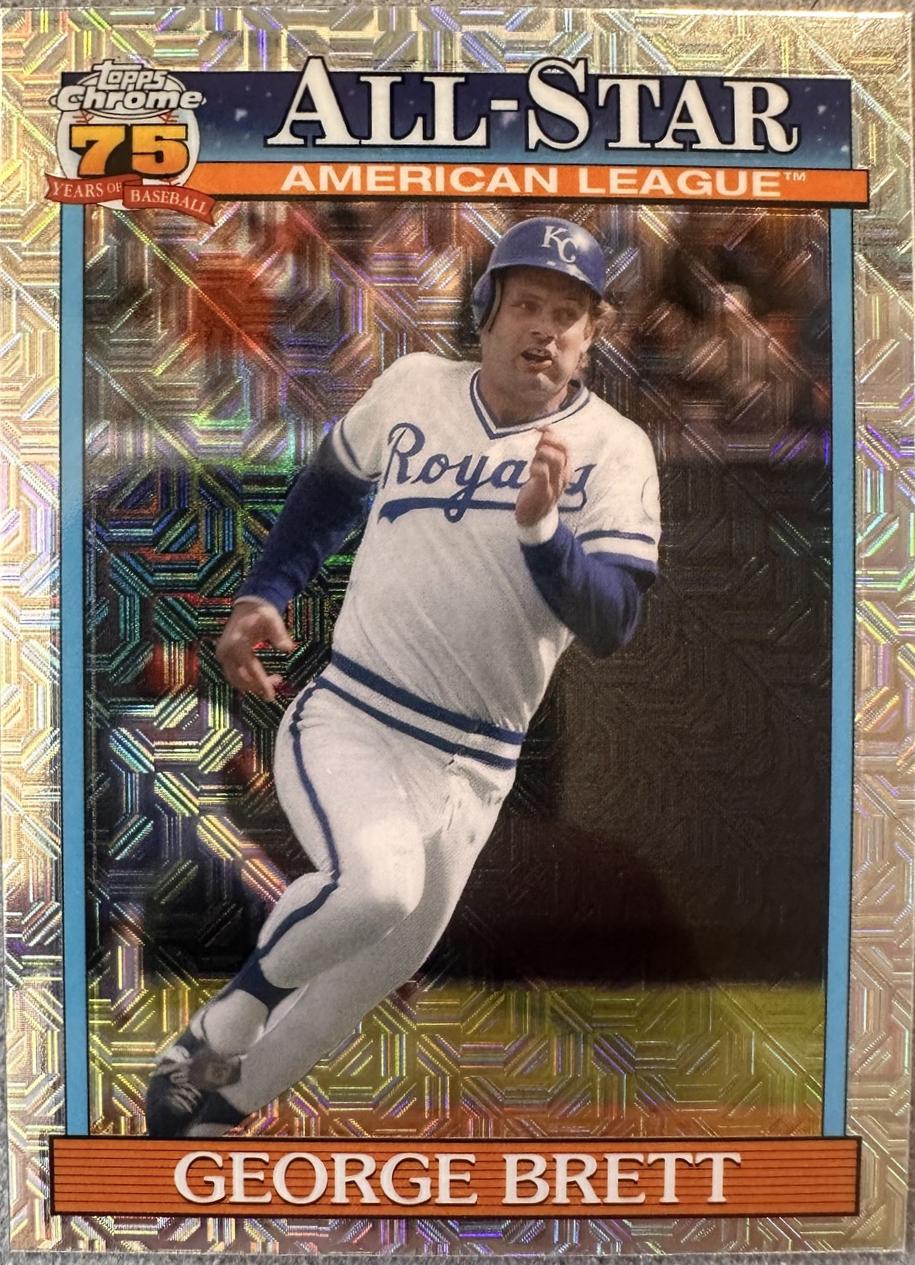 2026 Topps Series 2 1991 Chrome All-Star George Brett #91ASC-5 card