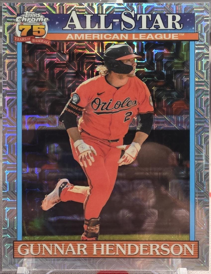 2026 Topps Series 2 1991 Chrome All-Star Gunnar Henderson #91ASC-38 card