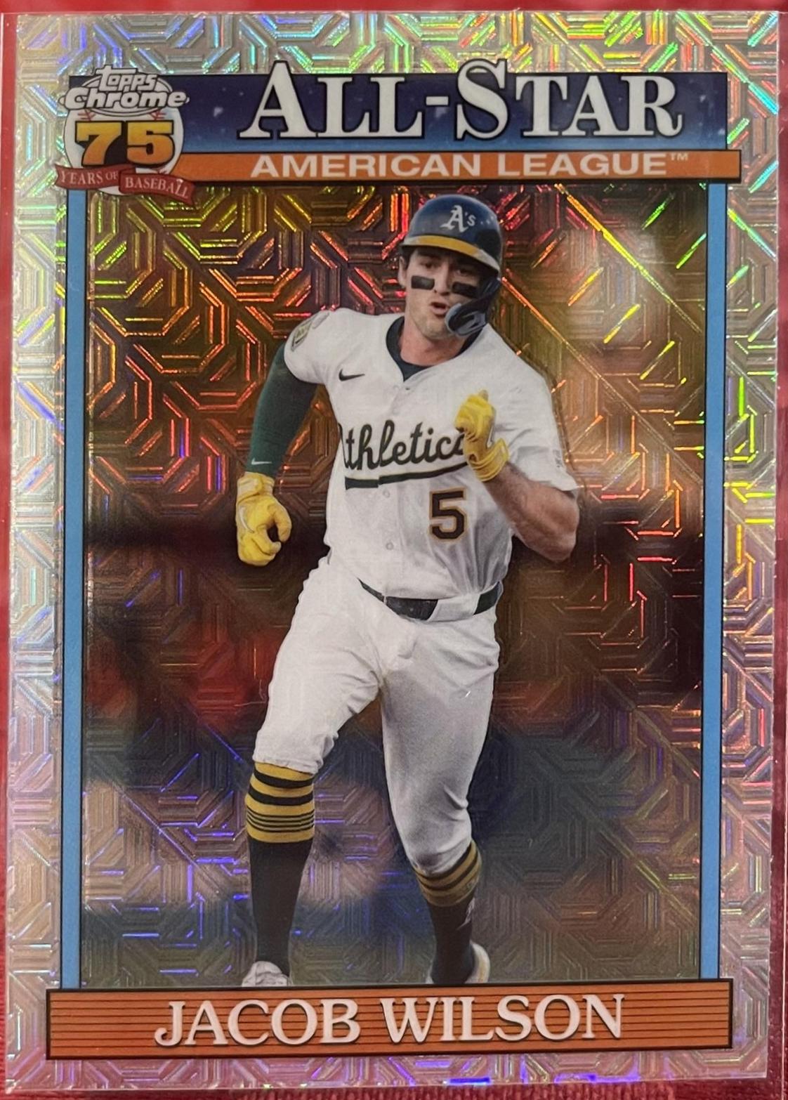 2026 Topps Series 2 1991 Chrome All-Star Jacob Wilson #91ASC-43 card