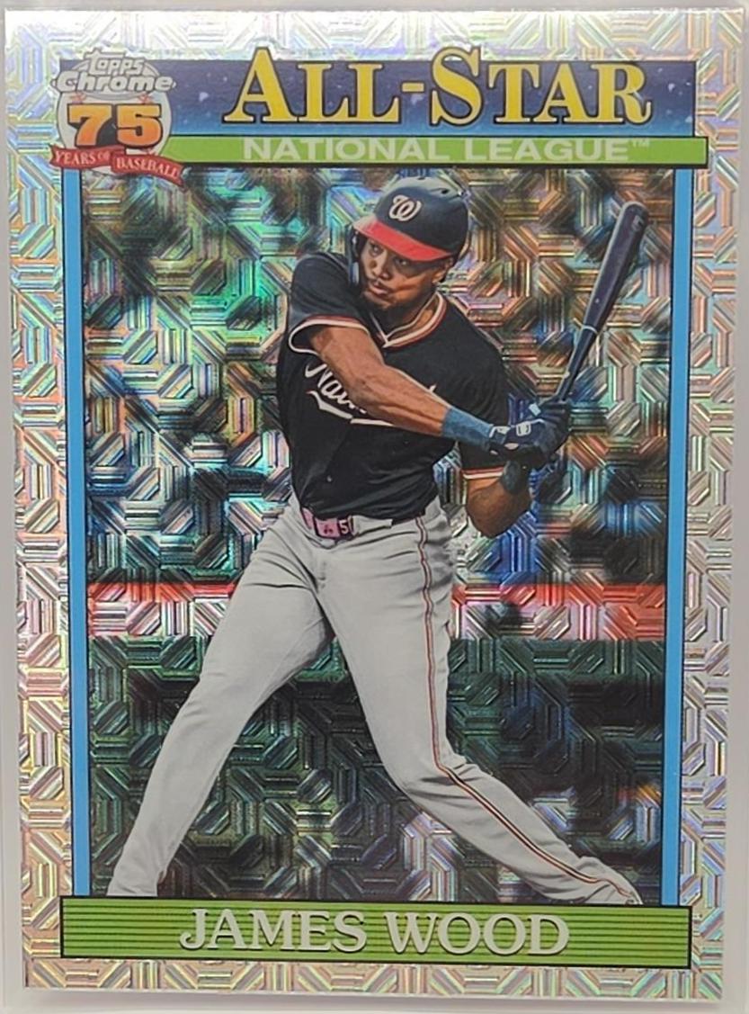 2026 Topps Series 2 1991 Chrome All-Star James Wood #91ASC-44 card