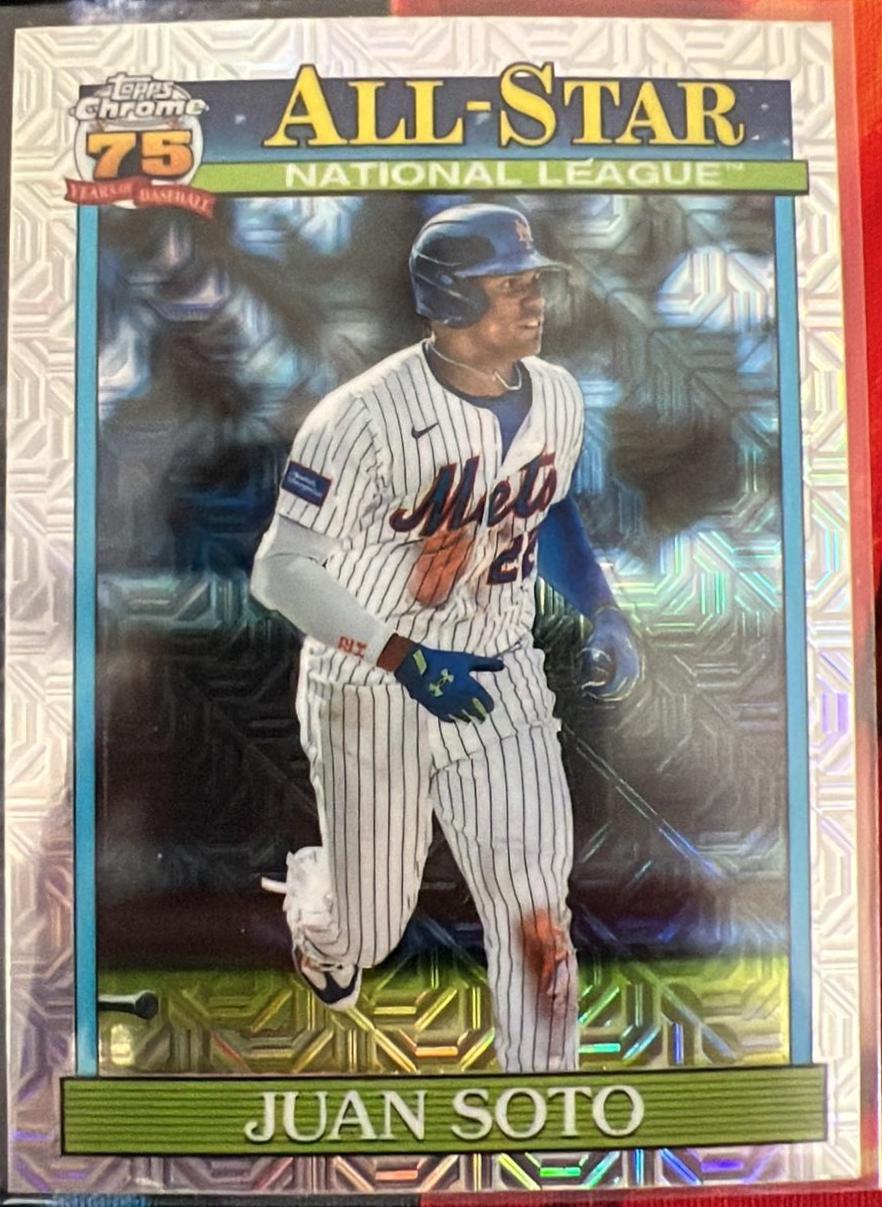 2026 Topps Series 2 1991 Chrome All-Star Juan Soto #91ASC-9 card