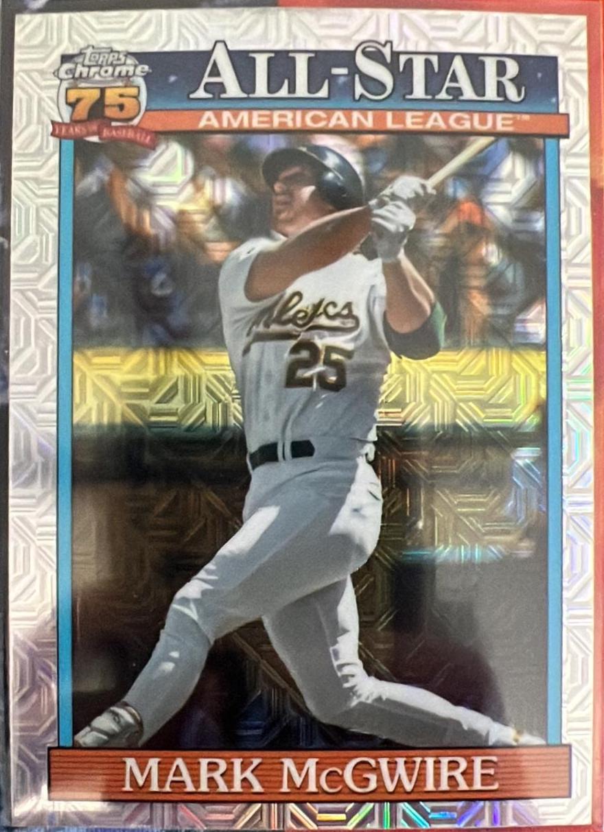 2026 Topps Series 2 1991 Chrome All-Star Mark McGwire #91ASC-39 card