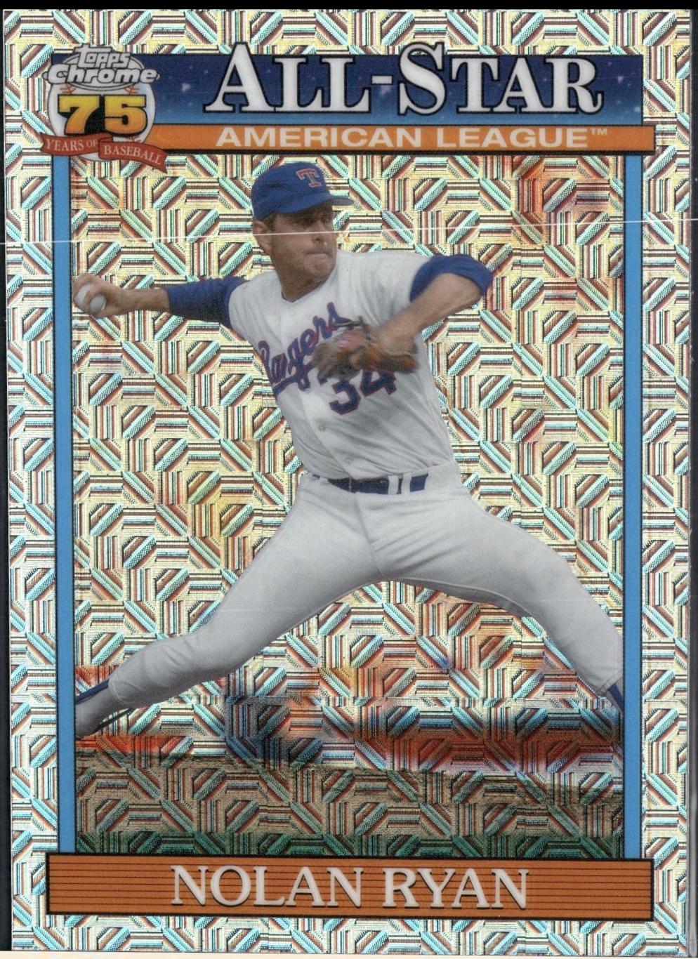 2026 Topps Series 2 1991 Chrome All-Star Nolan Ryan #91ASC-7 card