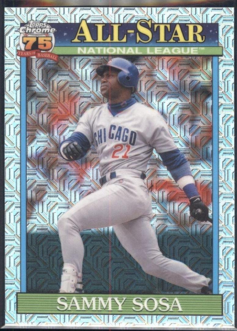 2026 Topps Series 2 1991 Chrome All-Star Sammy Sosa #91ASC-6 card