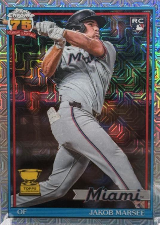 2026 Topps Series 2 1991 Chrome Jakob Marsee #91C2-5 card