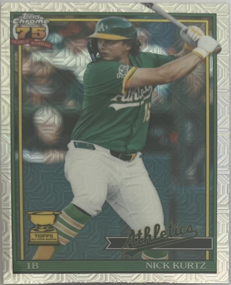 2026 Topps Series 2 1991 Chrome Nick Kurtz #91C2-50 card
