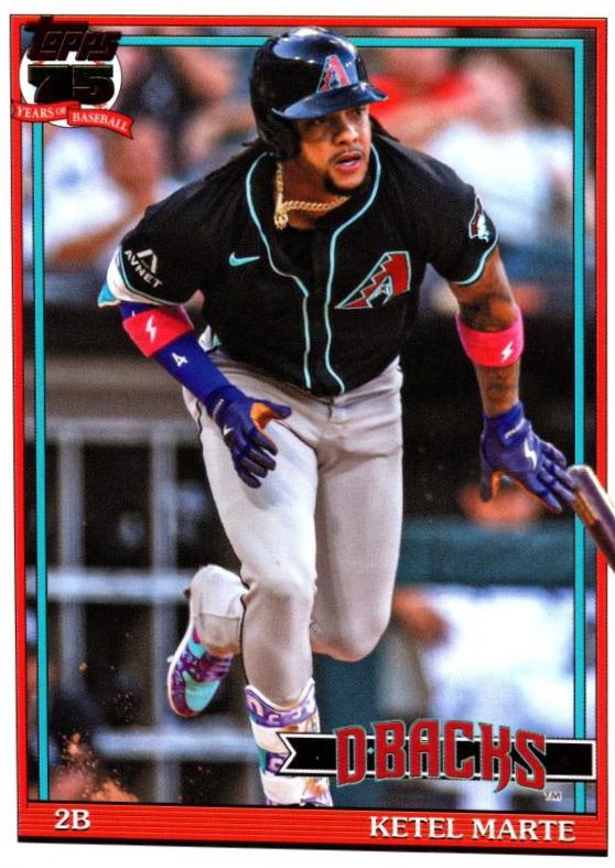 2026 Topps Series 2 1991 Ketel Marte #91B2-25 card