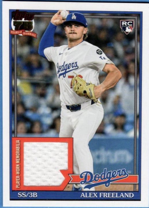 2026 Topps Series 2 1991 Relic Alex Freeland #91R2-AF card