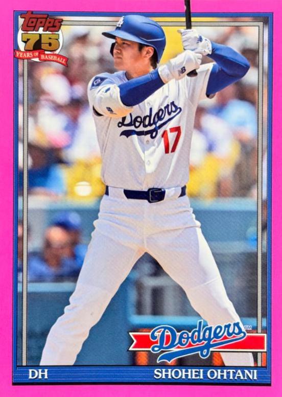 2026 Topps Series 2 1991 Shohei Ohtani [Pink] #91B2-1 card
