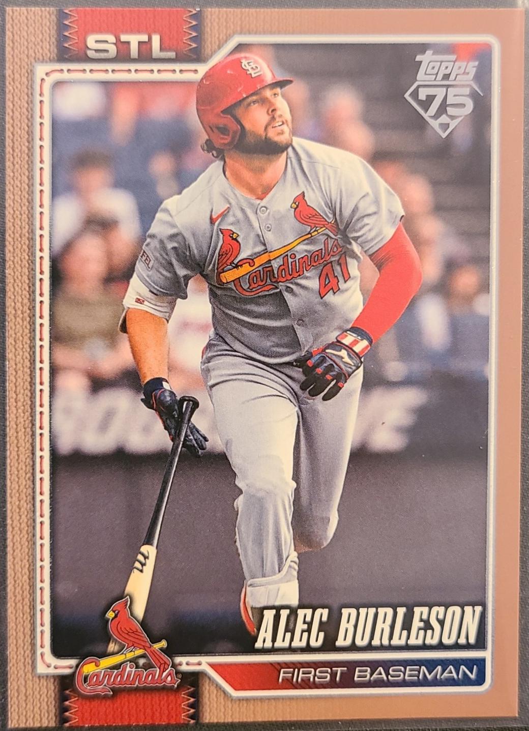 2026 Topps Series 2 Alec Burleson [Gold] #573 card