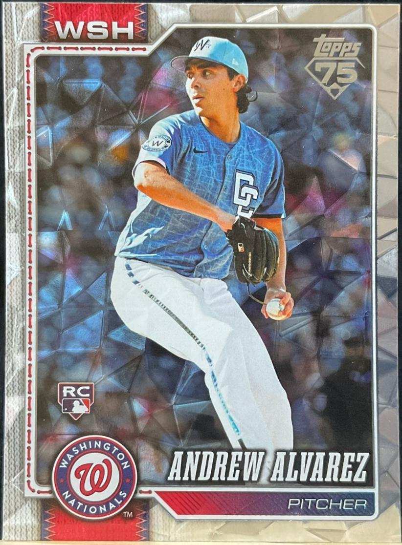 2026 Topps Series 2 Andrew Alvarez [Diamante Foil] #520 card