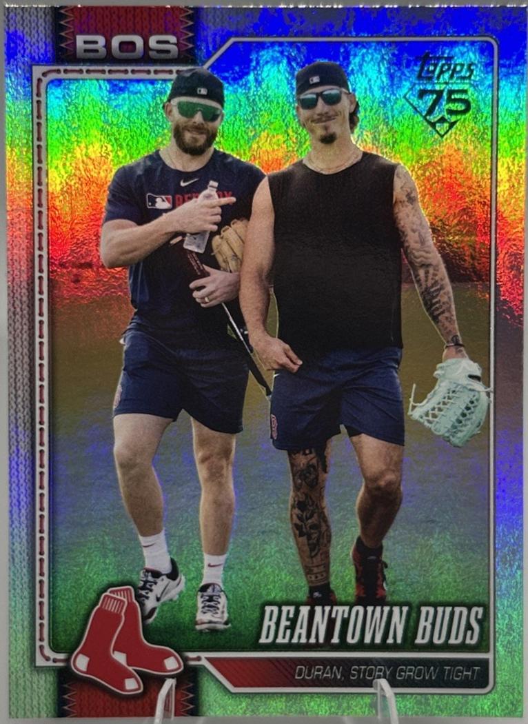 2026 Topps Series 2 Beantown Buds [Rainbow Foil] #576 card