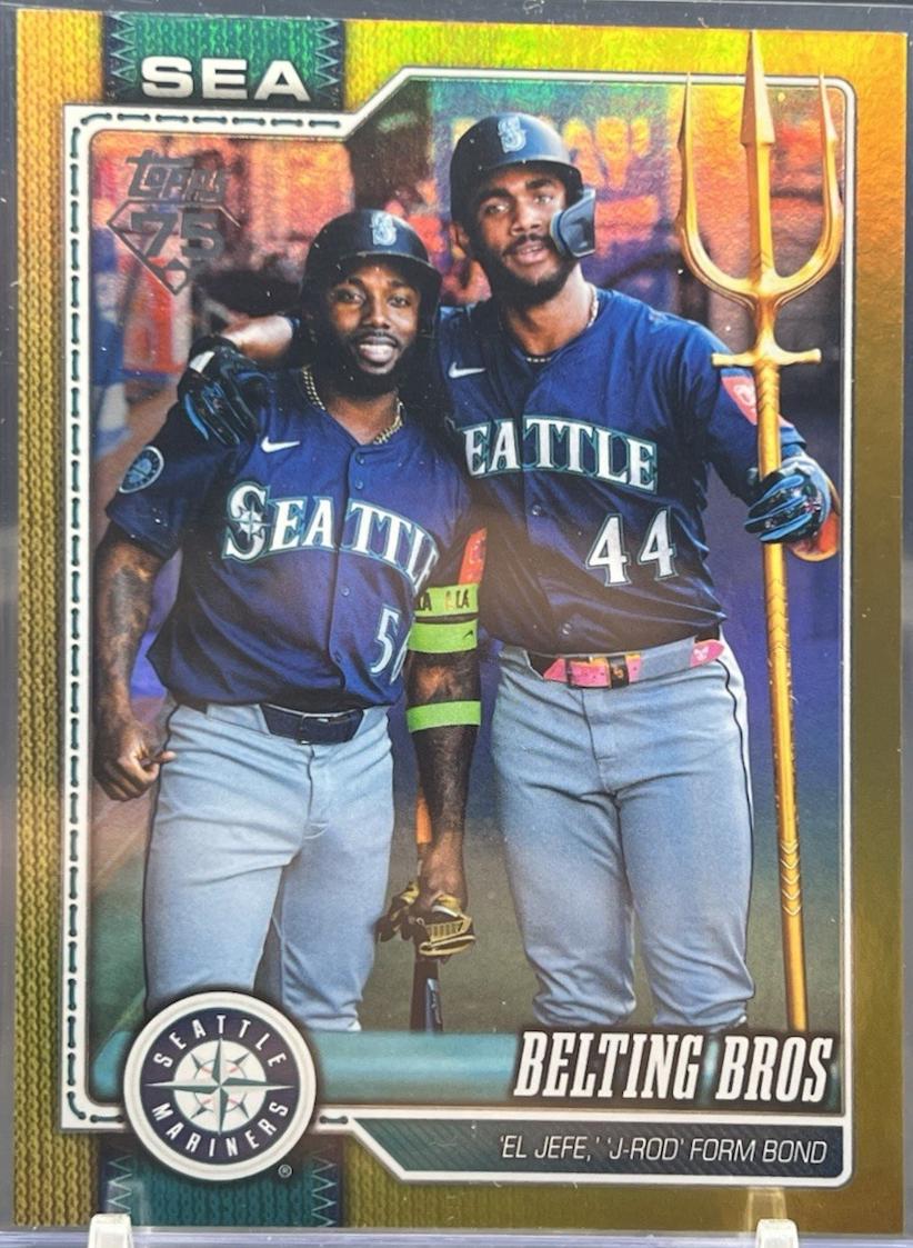 2026 Topps Series 2 Belting Bros [Sandglitter Gold] #369 card