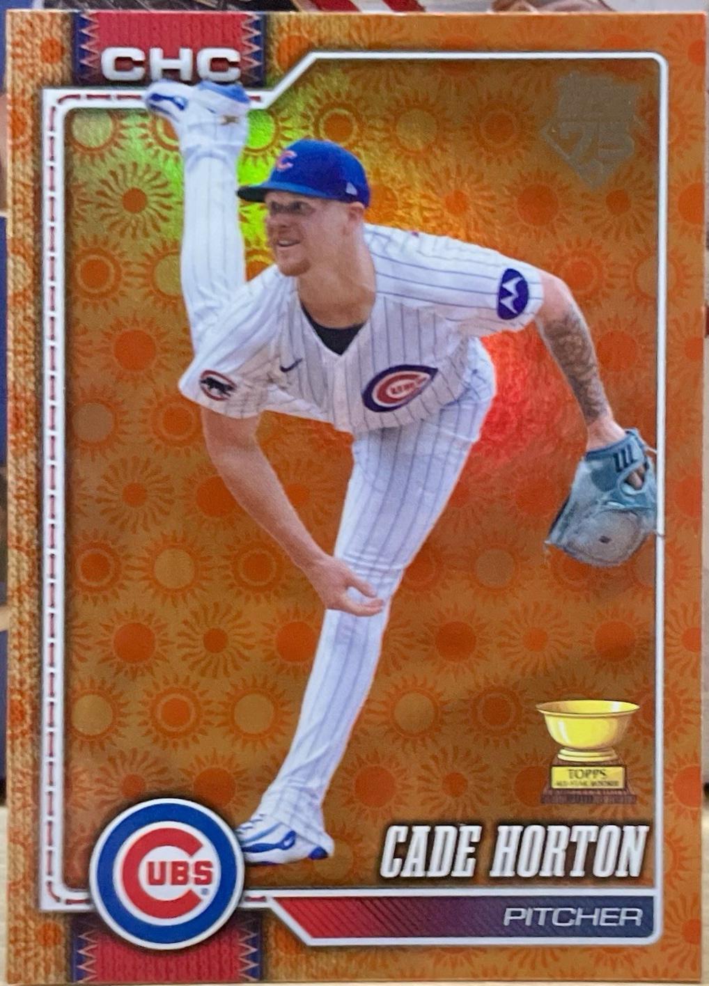 2026 Topps Series 2 Cade Horton [Orange Diamante Foil] #632 card