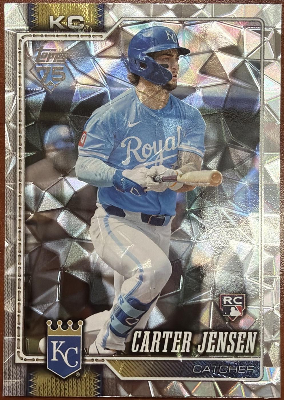 2026 Topps Series 2 Carter Jensen [Diamante Foil] #530 card