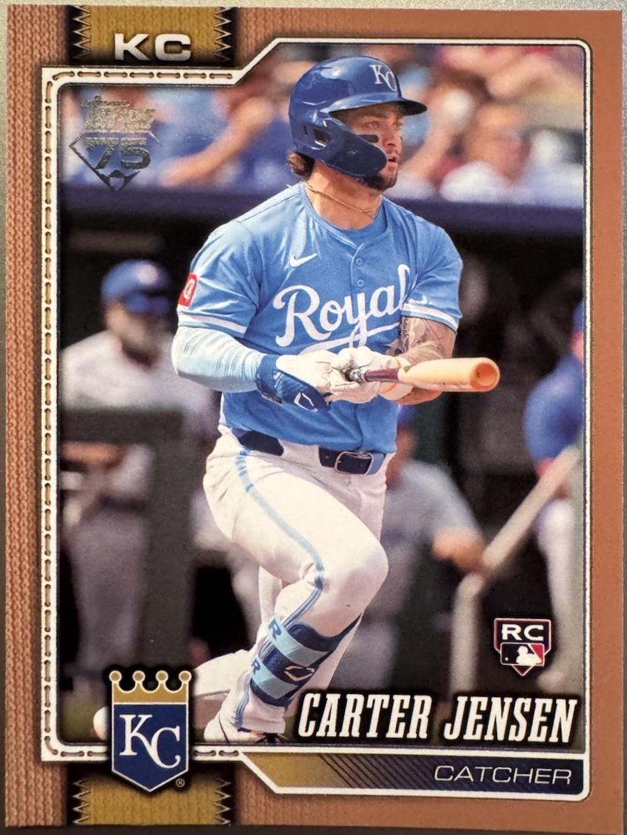 2026 Topps Series 2 Carter Jensen [Gold] #530 card