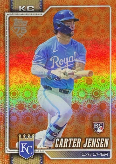 2026 Topps Series 2 Carter Jensen [Holiday Sunshine Variation] #530 card