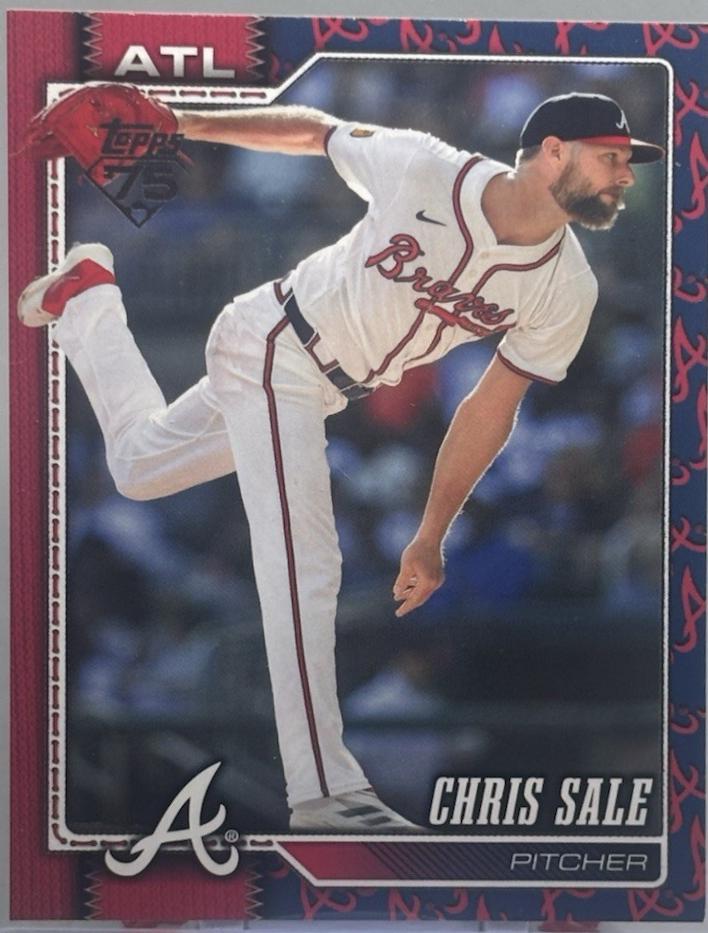 2026 Topps Series 2 Chris Sale [Team Color Border Variation] #427 card