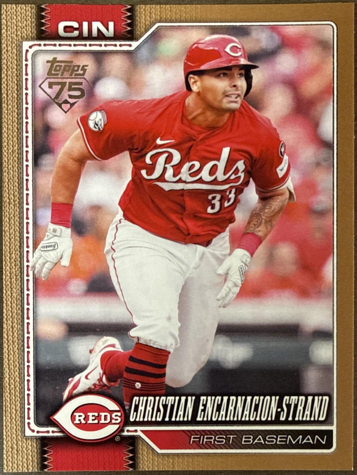 2026 Topps Series 2 Christian Encarnacion-Strand [Gold] #376 card