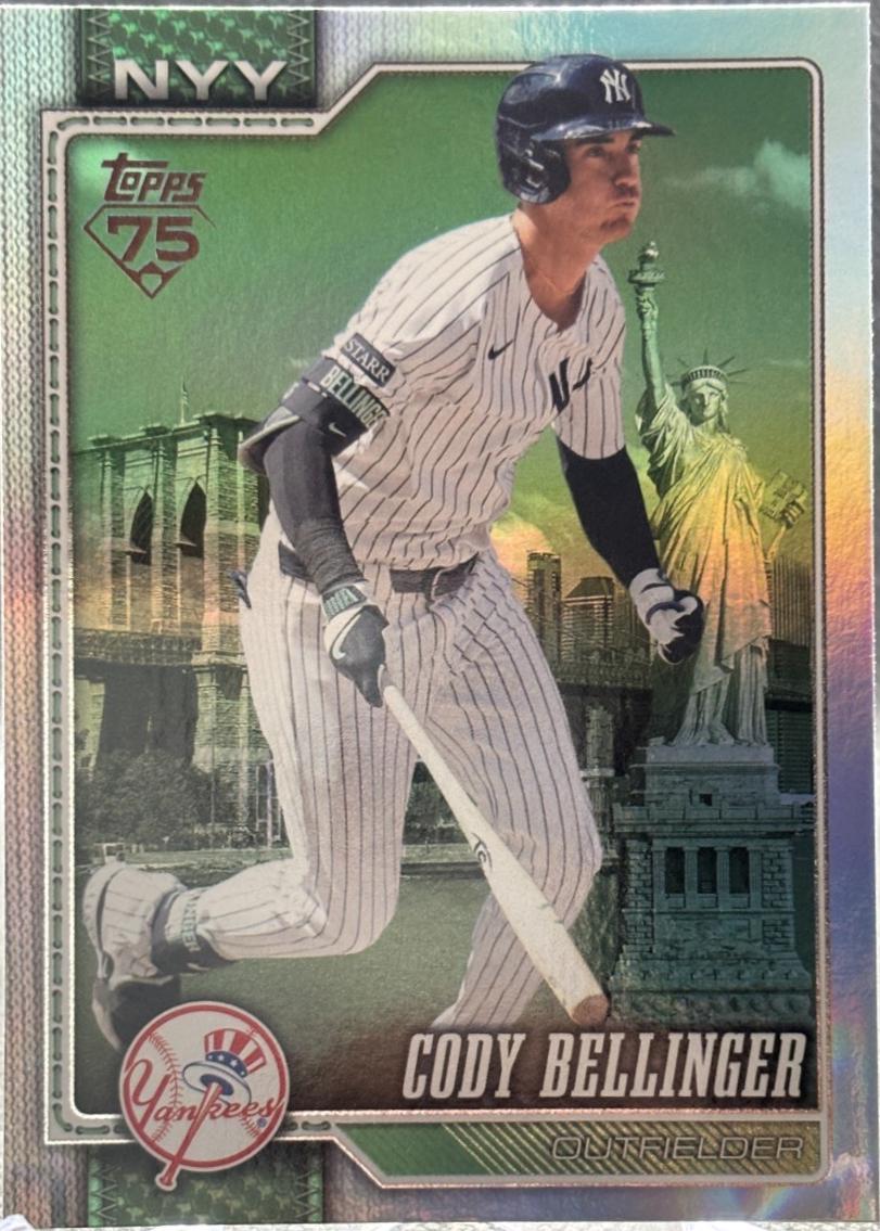 2026 Topps Series 2 Cody Bellinger [Big Apple Foil Variation] #607 card
