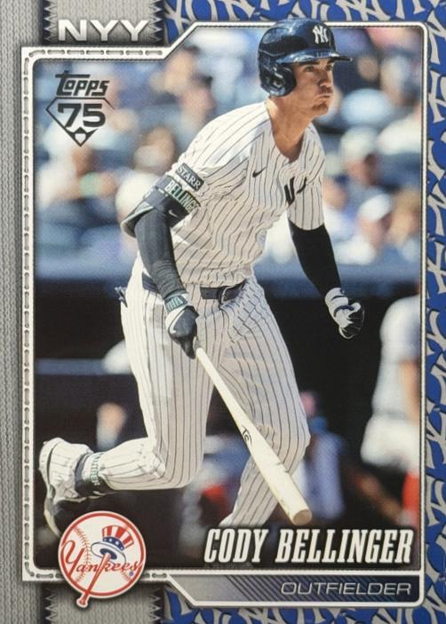 2026 Topps Series 2 Cody Bellinger [Team Color Border Variation] #607 card
