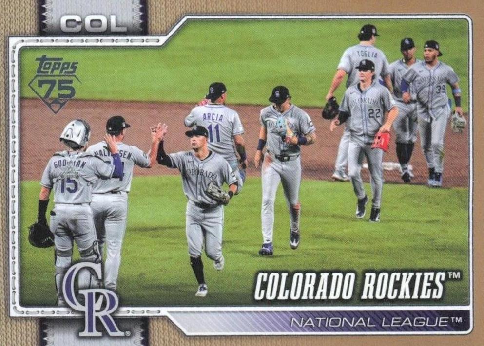 2026 Topps Series 2 Colorado Rockies [Gold] #508 card