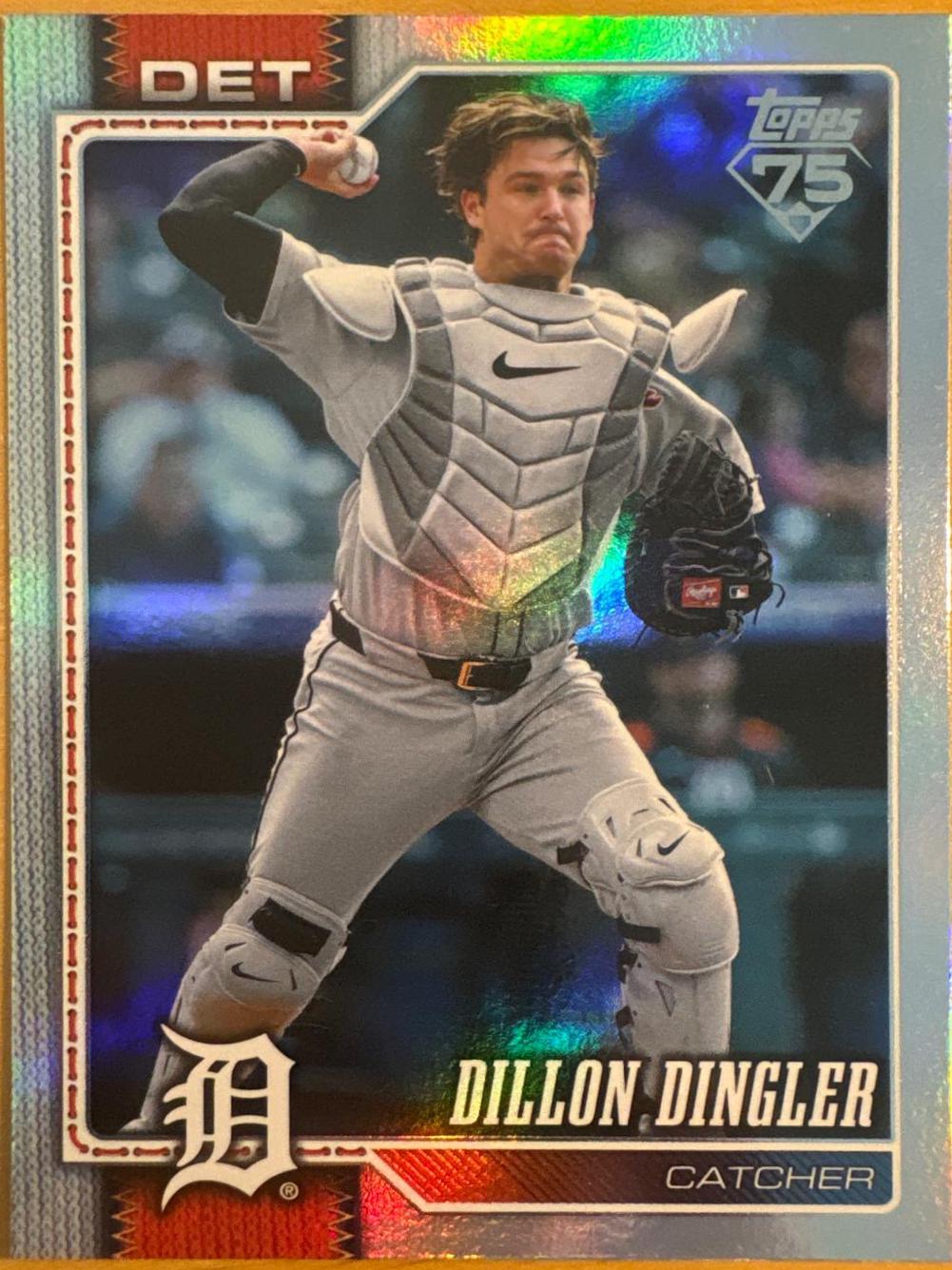 2026 Topps Series 2 Dillon Dingler [Rainbow Foil] #351 card