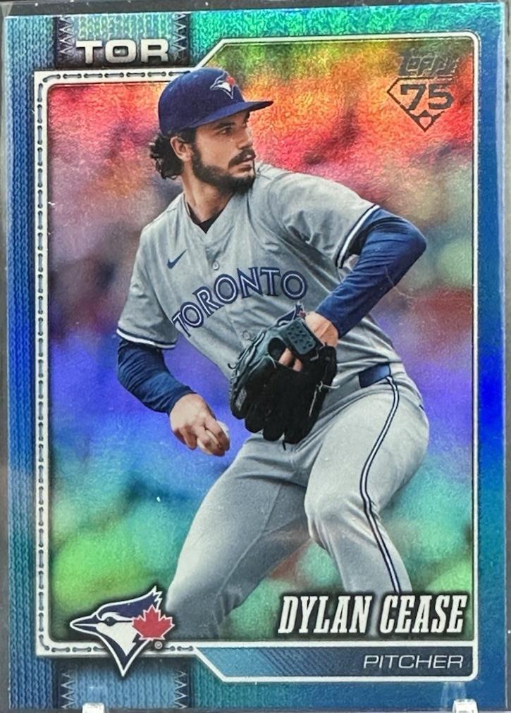 2026 Topps Series 2 Dylan Cease [Holo Foil Blue] #547 card