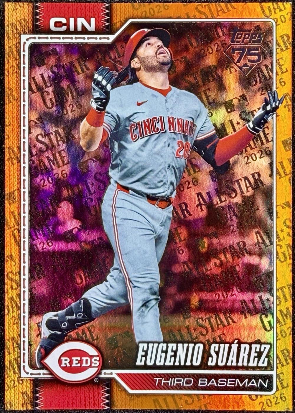 2026 Topps Series 2 Eugenio Suarez [All Star Game Orange] #446 card