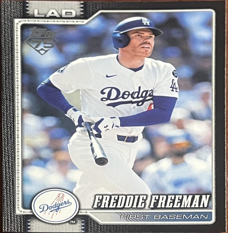 2026 Topps Series 2 Freddie Freeman [Black] #700 card