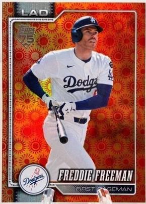 2026 Topps Series 2 Freddie Freeman [Orange Diamante Foil] #700 card