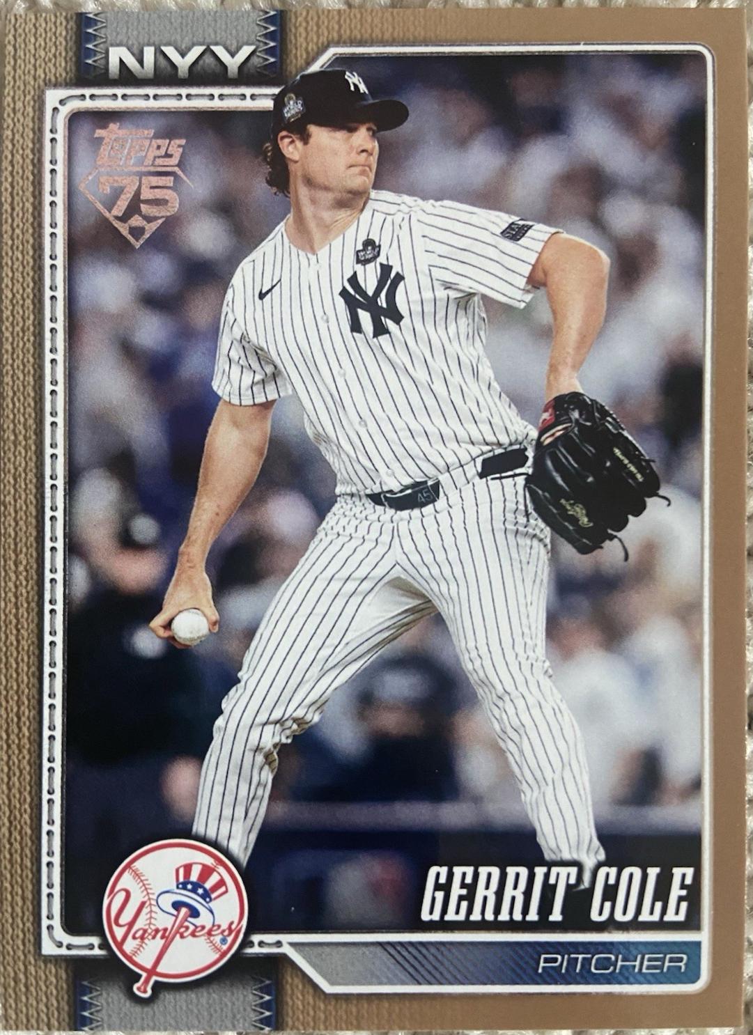2026 Topps Series 2 Gerrit Cole [Gold] #450 card