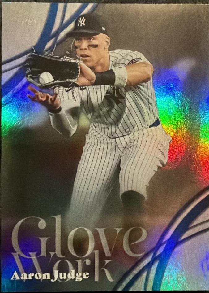 2026 Topps Series 2 Glove Work Aaron Judge #GW-32 card