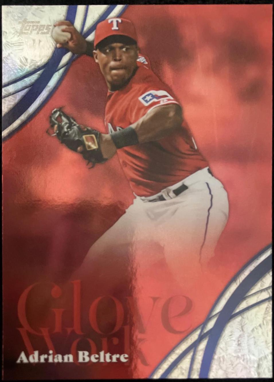2026 Topps Series 2 Glove Work Adrian Beltre #GW-10 card