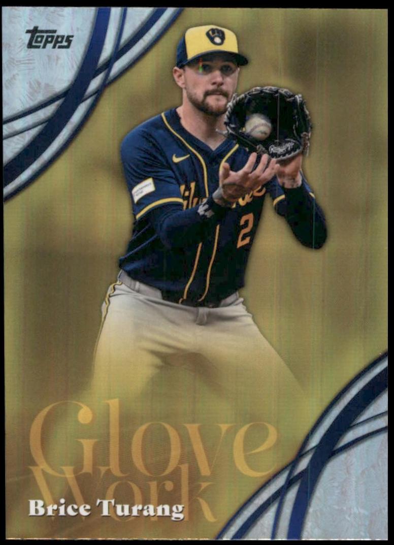 2026 Topps Series 2 Glove Work Brice Turang #GW-58 card