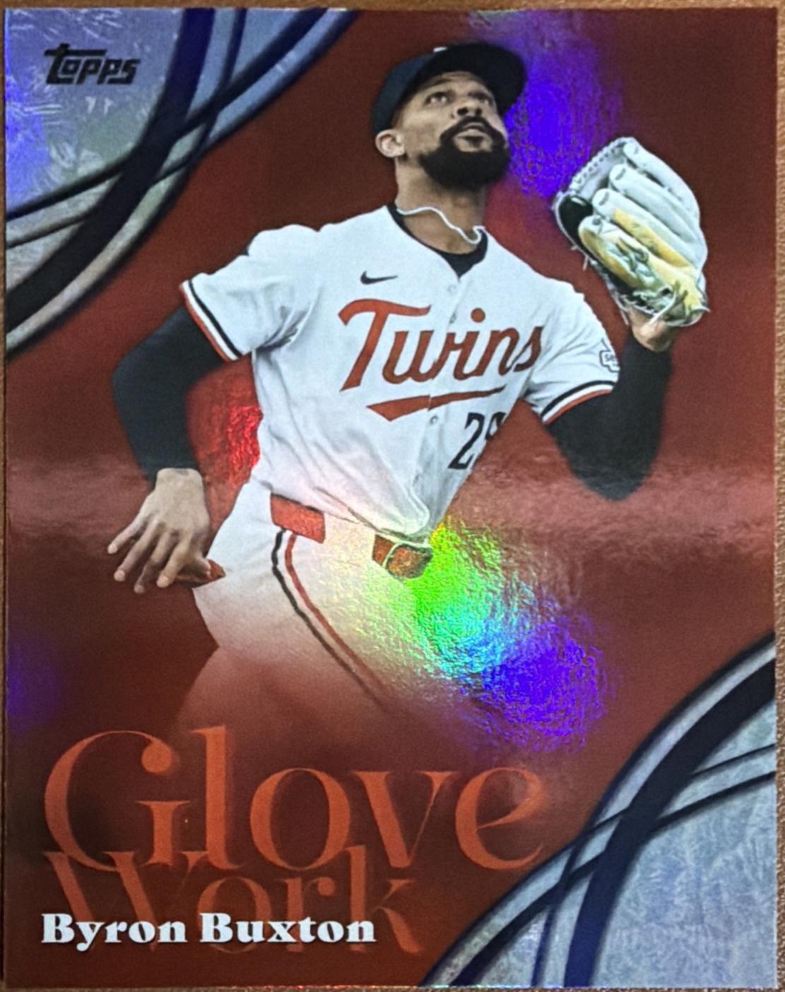 2026 Topps Series 2 Glove Work Byron Buxton #GW-28 card