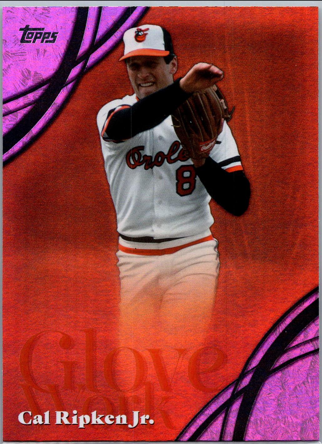 2026 Topps Series 2 Glove Work Cal Ripken Jr. [Pink Foil] #GW-14 card