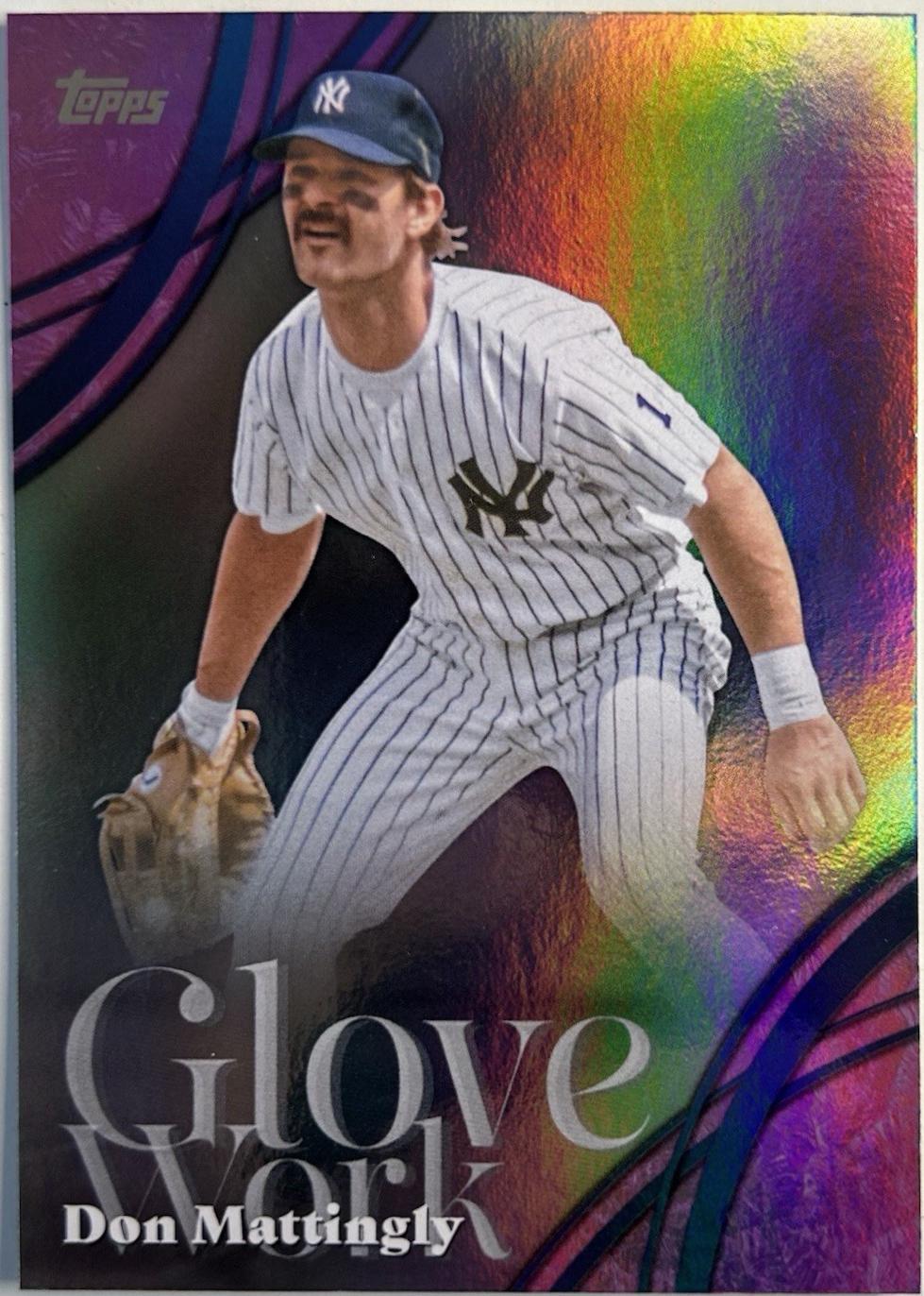 2026 Topps Series 2 Glove Work Don Mattingly [Pink Foil] #GW-45 card