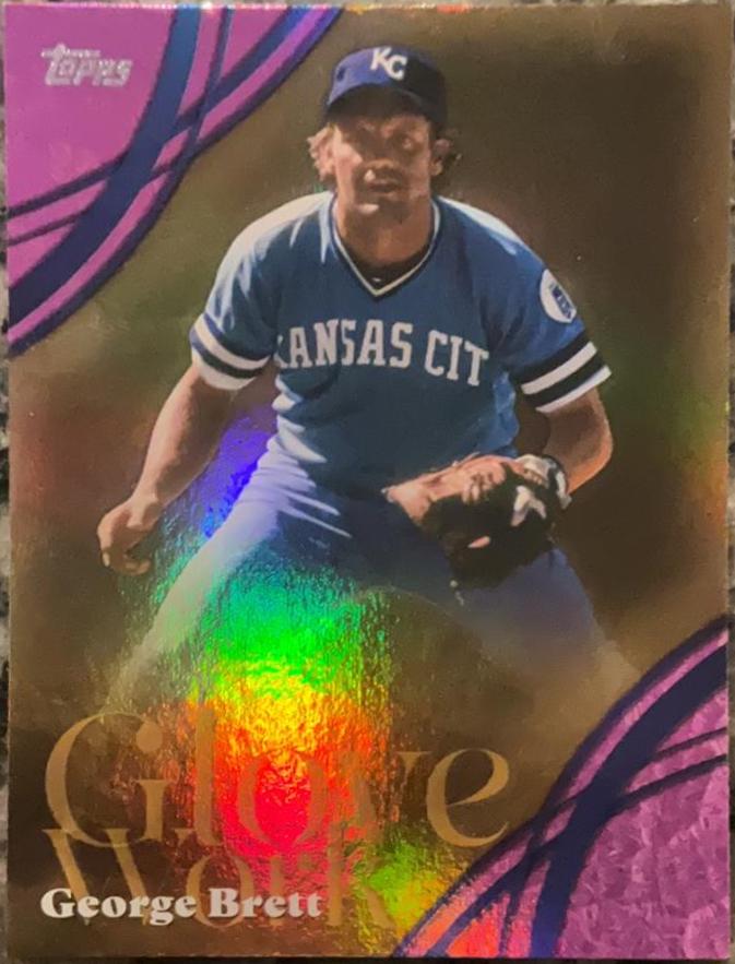 2026 Topps Series 2 Glove Work George Brett [Gold Foil] #GW-2 card