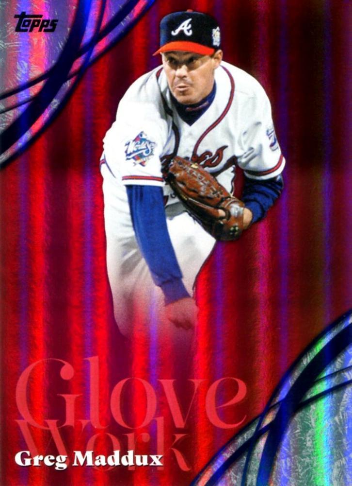 2026 Topps Series 2 Glove Work Greg Maddux #GW-12 card