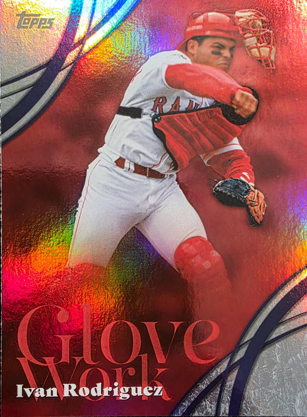 2026 Topps Series 2 Glove Work Ivan Rodriguez #GW-7 card