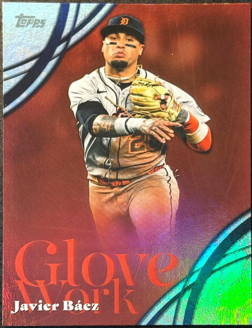 2026 Topps Series 2 Glove Work Javier Baez #GW-22 card