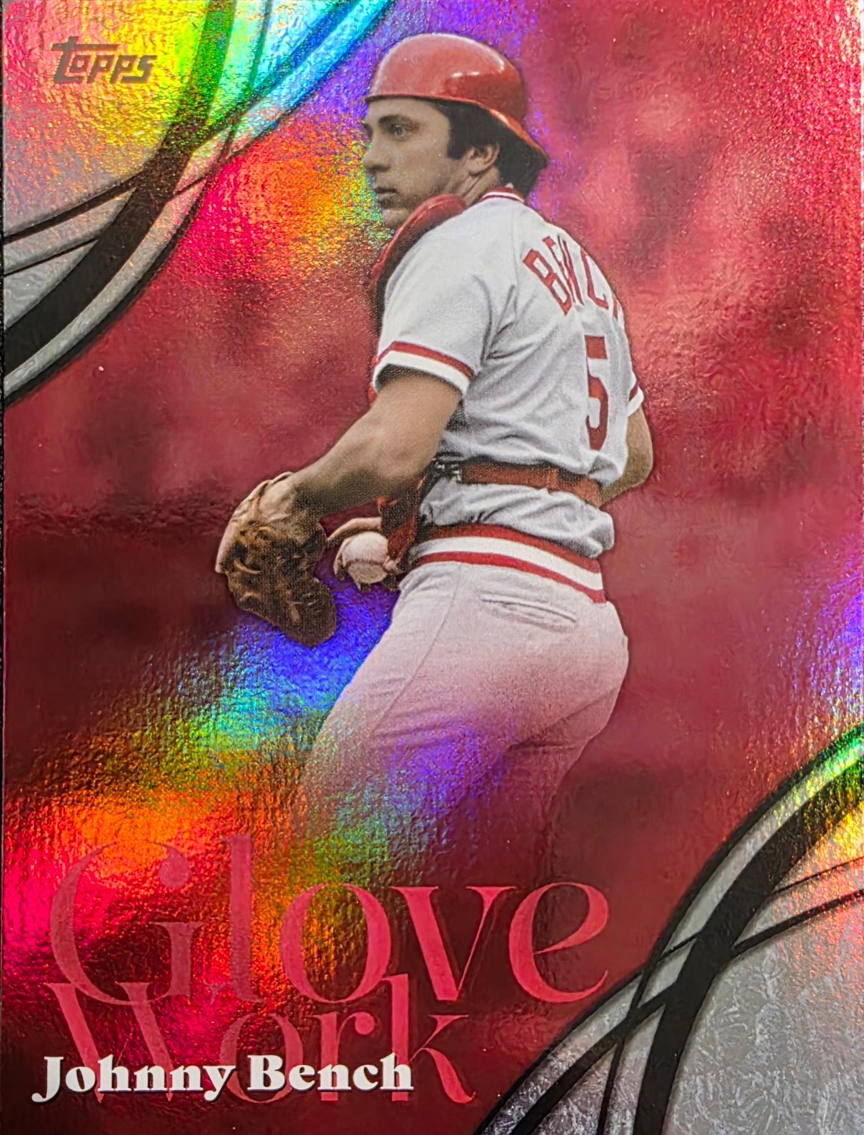 2026 Topps Series 2 Glove Work Johnny Bench #GW-13 card