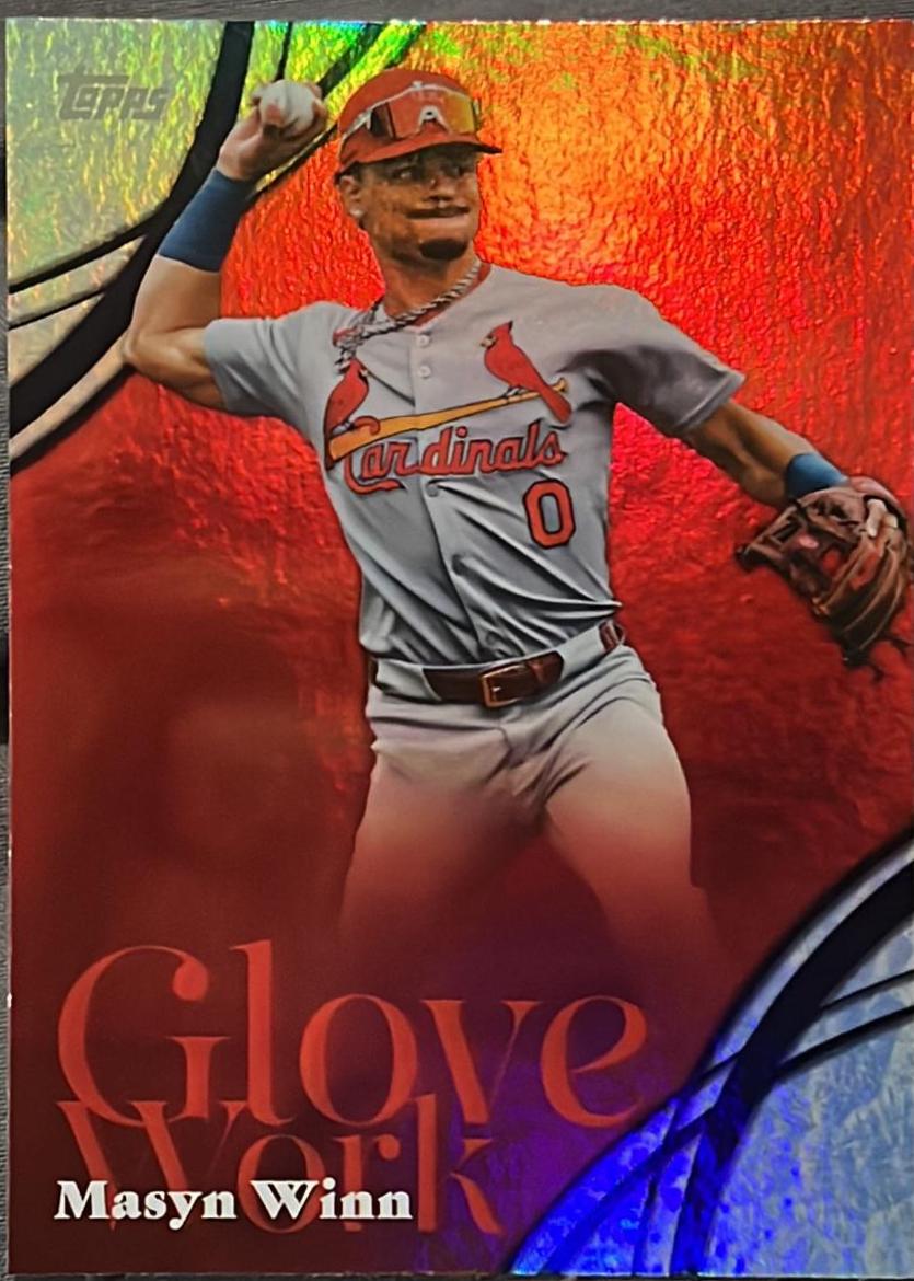 2026 Topps Series 2 Glove Work Masyn Winn #GW-59 card