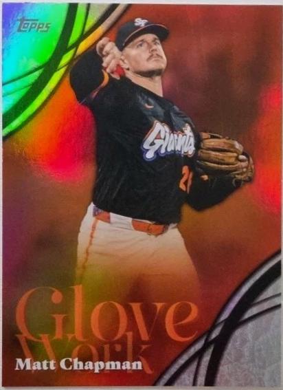 2026 Topps Series 2 Glove Work Matt Chapman #GW-19 card