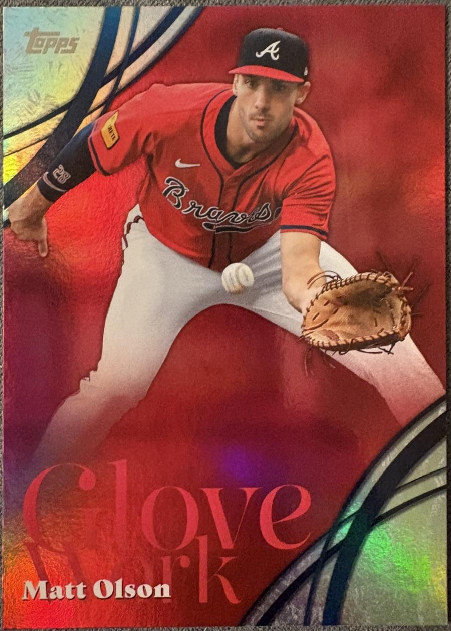 2026 Topps Series 2 Glove Work Matt Olson #GW-34 card