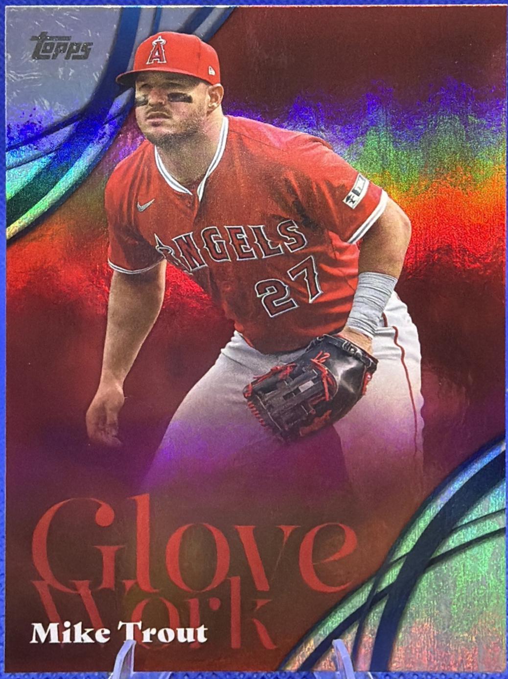 2026 Topps Series 2 Glove Work Mike Trout #GW-24 card