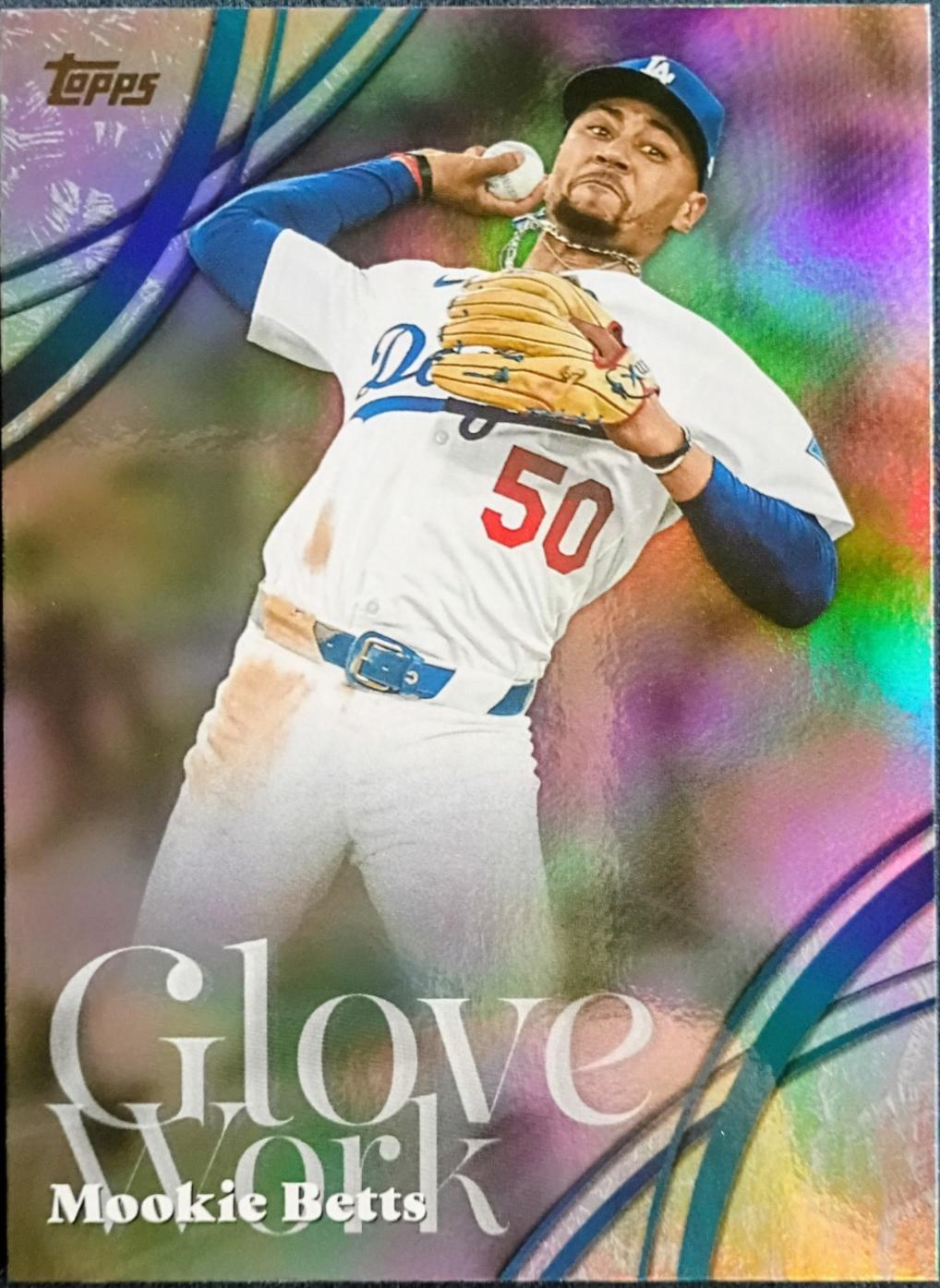 2026 Topps Series 2 Glove Work Mookie Betts #GW-20 card